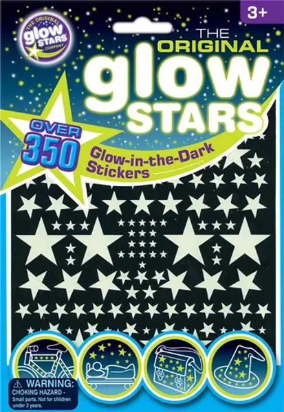 350+ Paper Glow Star Stickers