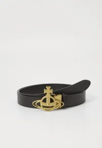 LINE ORB BUCKLE UNISEX - Cintura - black