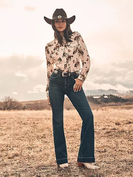 Women's Wrangler Bespoke High Rise Trouser Jean in Alexandra | Women's Wrangler Bespoke | Wrangler®