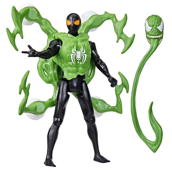 Marvel Spider-Man VenomVersus Epic World of Action Miles Morales 4” Deluxe Figure, 4+