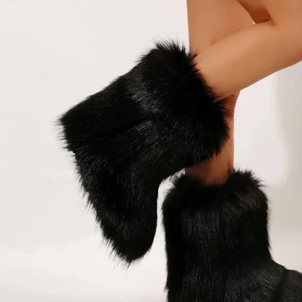 Women's Mid-Calf Faux Boots