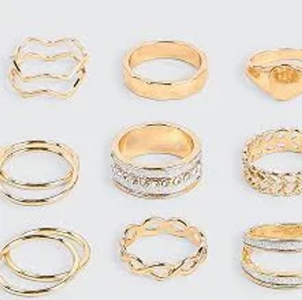 Ardene Women's 20-Pack Gold Rings