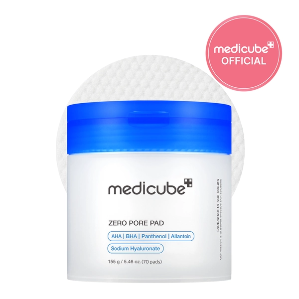 [medicube Official] Zero Pore Pads (AHA   BHA) | Toner Pads for Smoother Skin