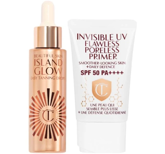 Charlotte Tilbury Protect, Supercharge & Glow Duo Skincare Kit