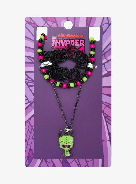 Invader Zim GIR Necklace Set