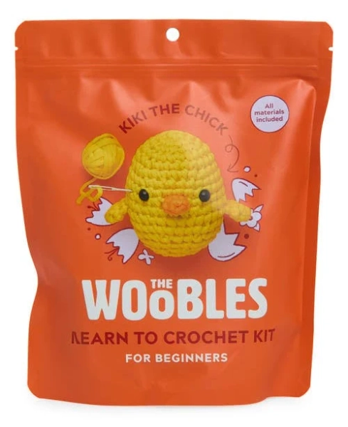 The Woobles Chick Crochet Kit for Beginners