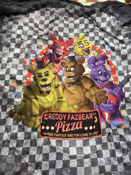 Freddy Fazbears Pizza FNAF Five Nights At Freddys Twin Size Comforter