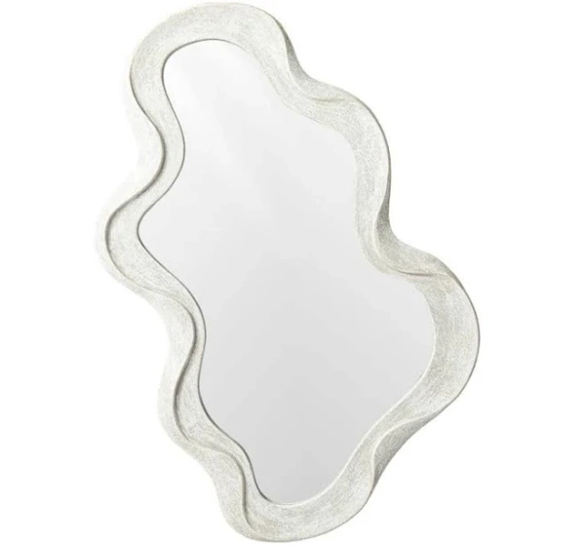 Glitzhome Wavy Wall Mirror