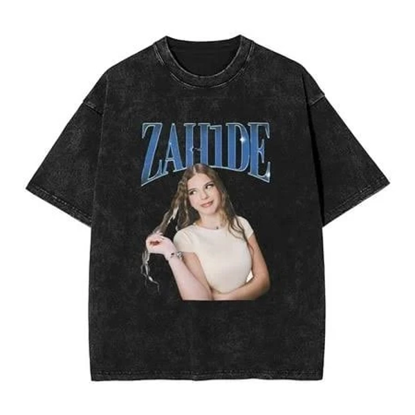 GAUNYN Zahide Men's Cotton Summer T-shirts Vintage Tee Loose Fit Short Sleeve Casual Tshirts for Men Women XL, Adult Unisex, Black