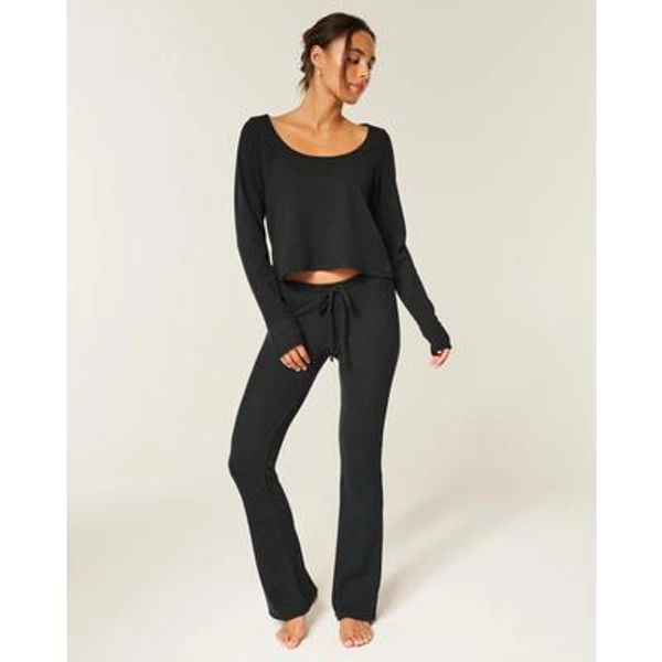 Gilly Hicks Always Cozy Waffle Bootcut Pants
