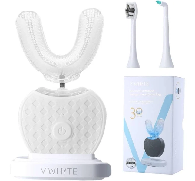 V-White Ultrasonic U-Shaped Toothbrush for Teeth Whitening