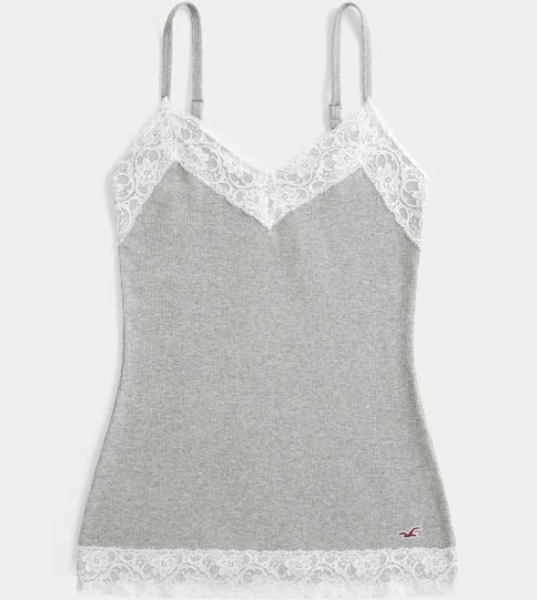 Lace Trim Layering Cami