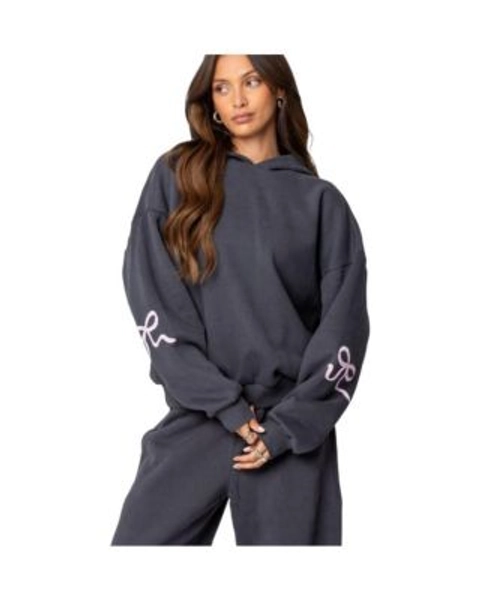 Womens Bonney Bow Detail Hoodie