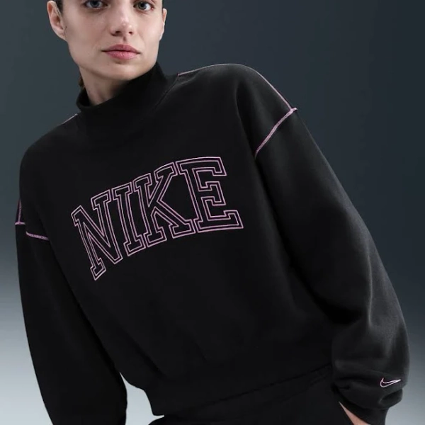 Nike Women's Phoenix Fleece Mock-Neck Sweatshirt