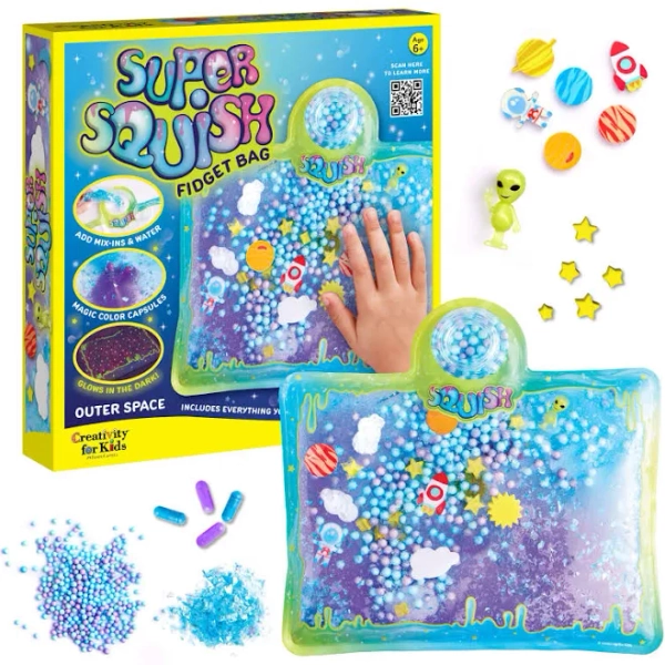 Creativity for Kids Super Squish Fidget Bag Outer Space