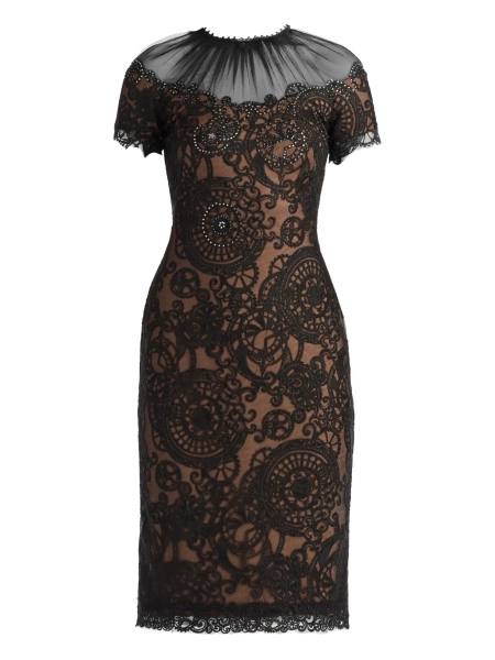 Tadashi Shoji lace embellished midi dress | 2