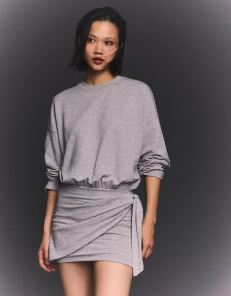 Mini-Kleid in Modal-Optik