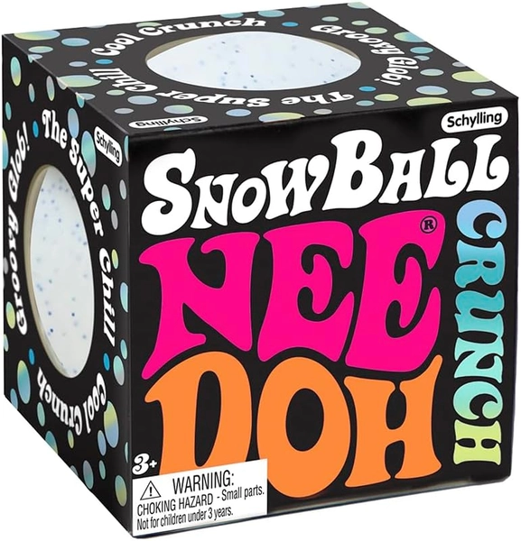 NeeDoh Snowball Crunch: Soft and Crunchy