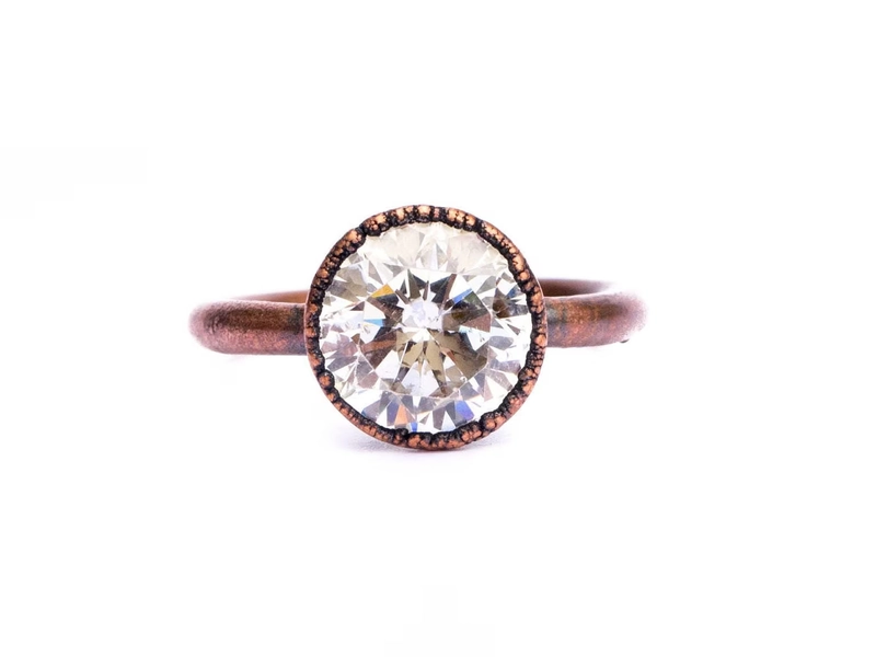 Cubic zirconia ring | Cubic zirconia crystal ring | Cubic zirconia birthstone jewelry | April Birthstone Ring | April Birthstone jewelry