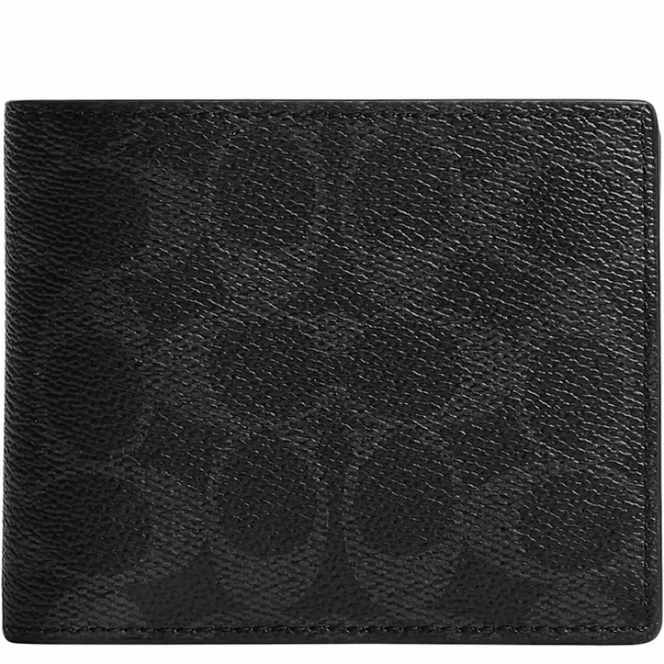 Coach Men's 3-in-1 Signature Canvas Wallet