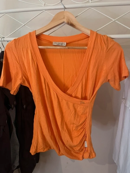 Y2k Orange Top