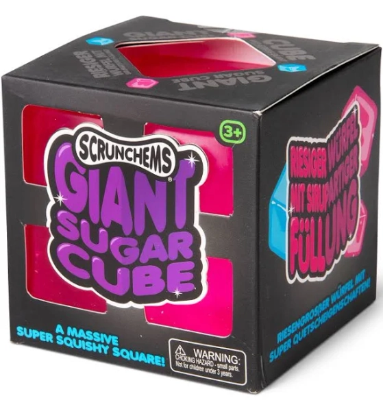 SCRUNCHEMS Giant Sugar Cube Squishy Sensory Toy