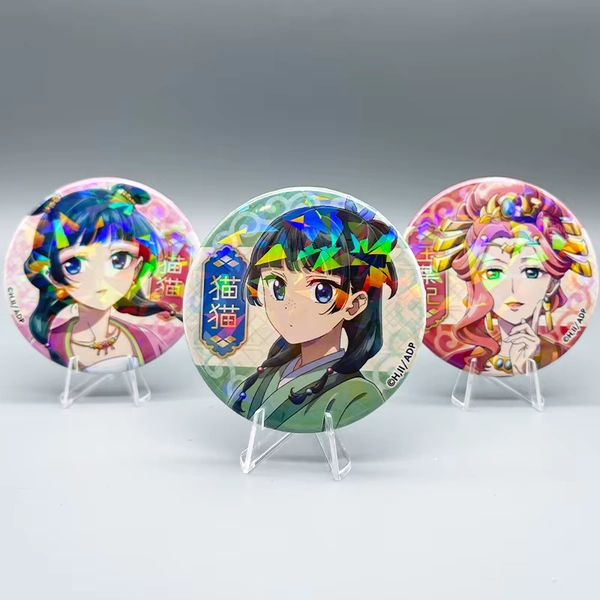 Creative The Apothecary Diaries Funny Button Pin Cartoon Jinshi Maomao Manga Brooch Badge Backpack Decor Friends Gift 58mm
