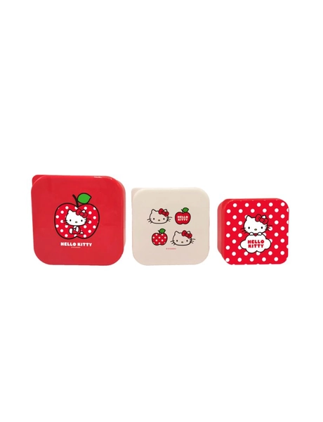 Sanrio Hello Kitty Apple Collection Food Storage Containers 
