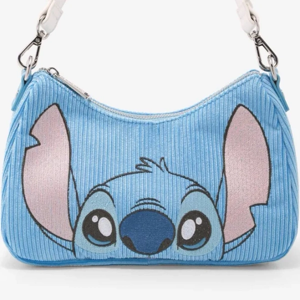 Loungefly Disney Lilo & Stitch Corduroy Daisy Crossbody Bag