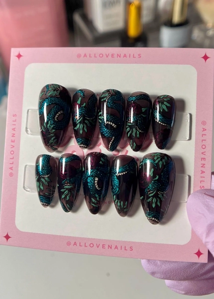 Witch’s Jungle | Press On Nails (Customizable)