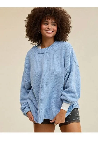 Aerie Like Candy Crew Sweater