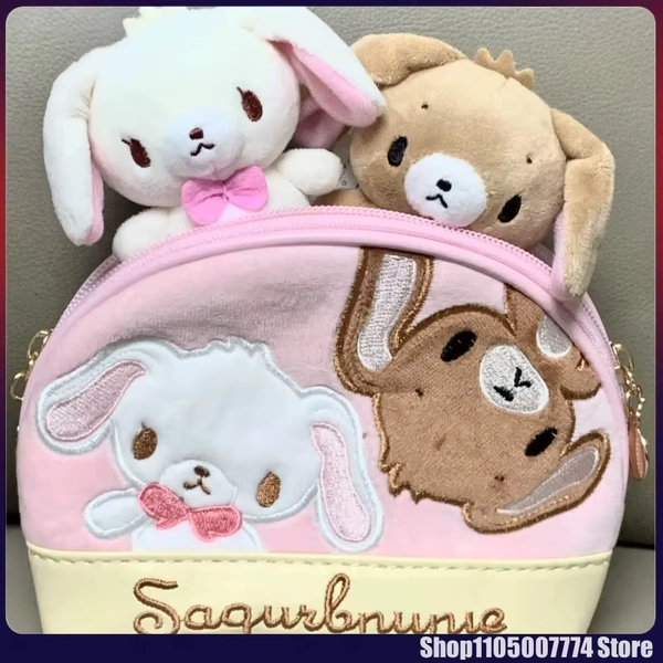 Pencil Case Kawaii Sugarbunnies Cartoon Cute Shell Storage Bag Cosmetic Bag Caramel Rabbit  Zipper Portable Stationery Wash Bag - AliExpress 21