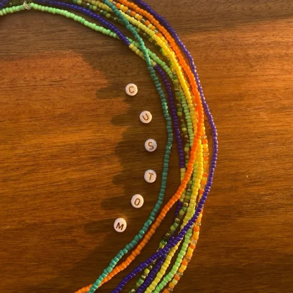 Custom Handmade Waist Beads with Gemstones and Crystals
