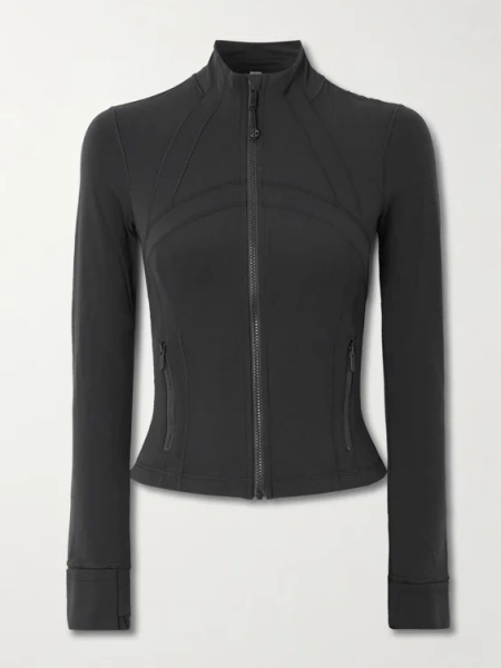 Black Define Cropped Jacket