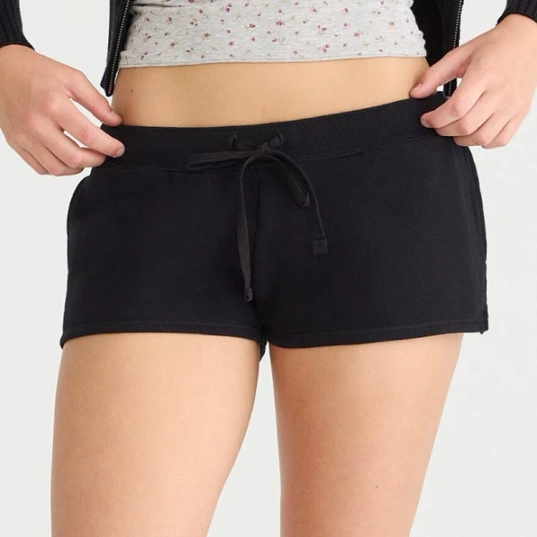 Aeropostale Women's Cloud Soft Low-Rise Fleece Shorts