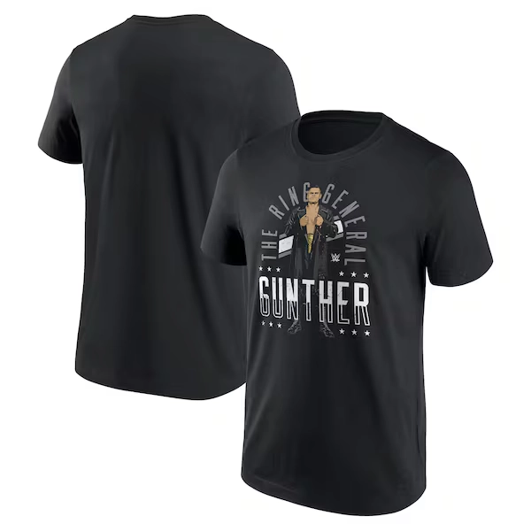 WWE Gunther The Ring General T-Shirt - Black - Mens