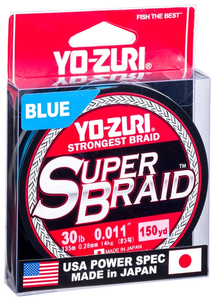 Yo-Zuri SuperBraid Line - Blue - 300 Yards - 30 Lb. Test