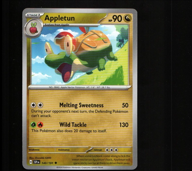 Appletun 140/191 – Stellar Crown – Pokémon Card
