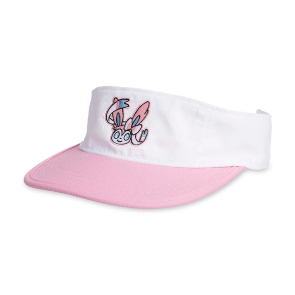 Sylveon Pokémon Clubhouse White & Pink Visor (One Size-Adult)