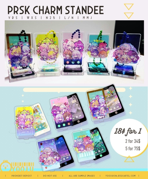 Project Sekai | Group Phone Charm Standee