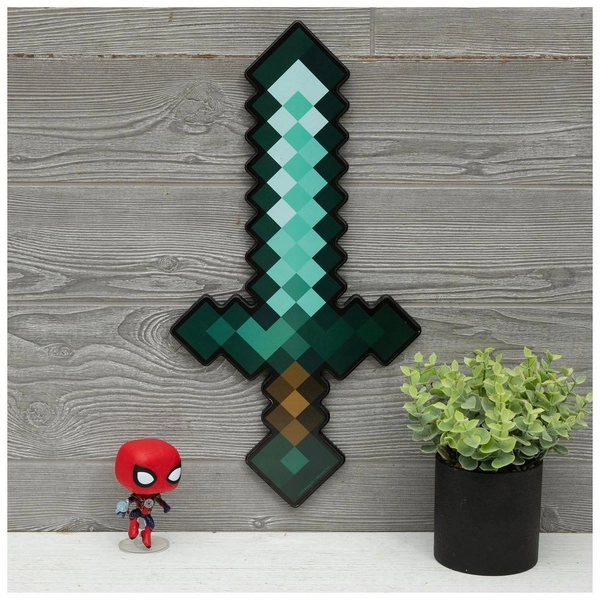 Minecraft Sword Wood Wall Decor