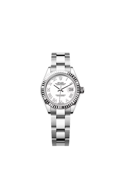 Rolex Lady-Datejust watch: Oystersteel and white gold - m279174-0020