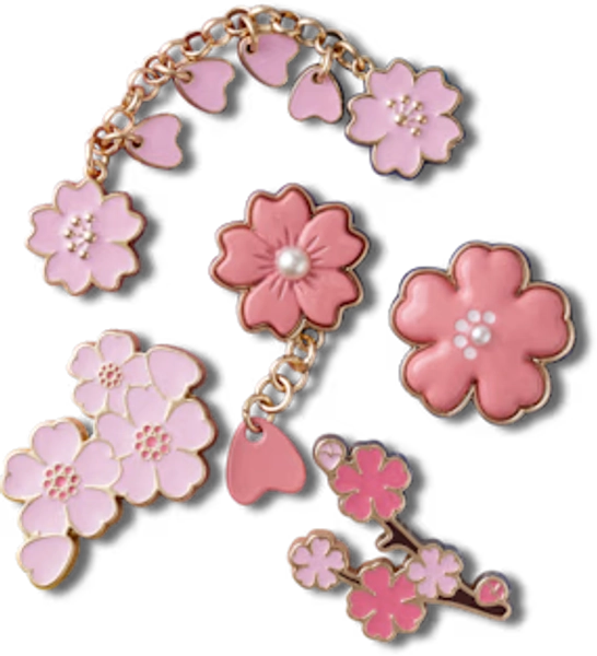 Blooming Cherry Blossom 5 Pack for Crocs