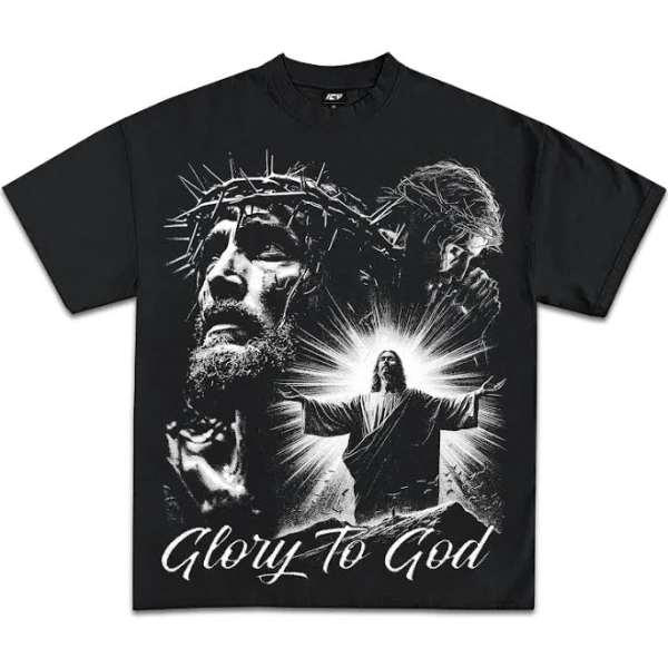 Icy Glory to God Jesus T-Shirt