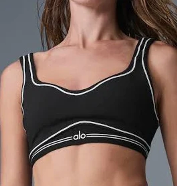 ALO Yoga Airbrush Heart Throb Bra