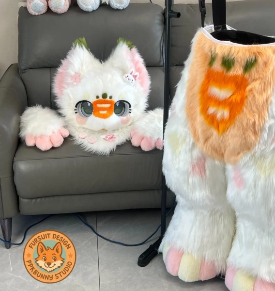 Fursuit Full Body,  FurryNew Pre-Made Fur Head, Furry Cosplay, Full Fursuit, Full Body Costume Cosplay