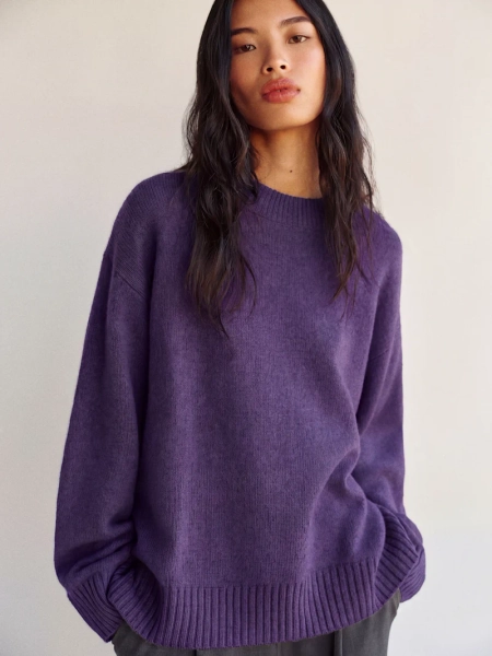 Cove Cashmere Oversized Crew