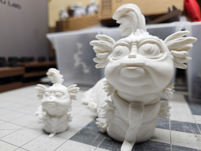 Ello the Worm Statue - From Labyrinth - Ready to Paint