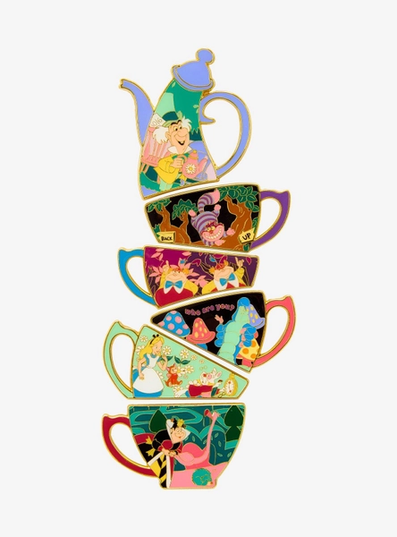 Loungefly Disney Alice in Wonderland Tea Cup Blind Box Enamel Pin — BoxLunch Exclusive