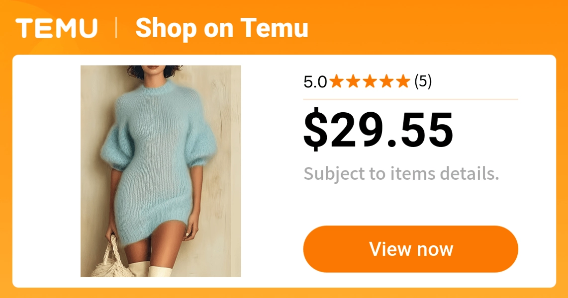 autumn winter new arrival lantern sleeve short sleeve dress - Temu